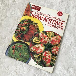 Vintage 1987 'AWW Light & luscious Summertime Cookbook' By Pamela …